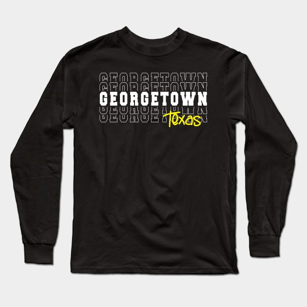 Georgetown city Texas Georgetown TX Long Sleeve T-Shirt by TeeLogic